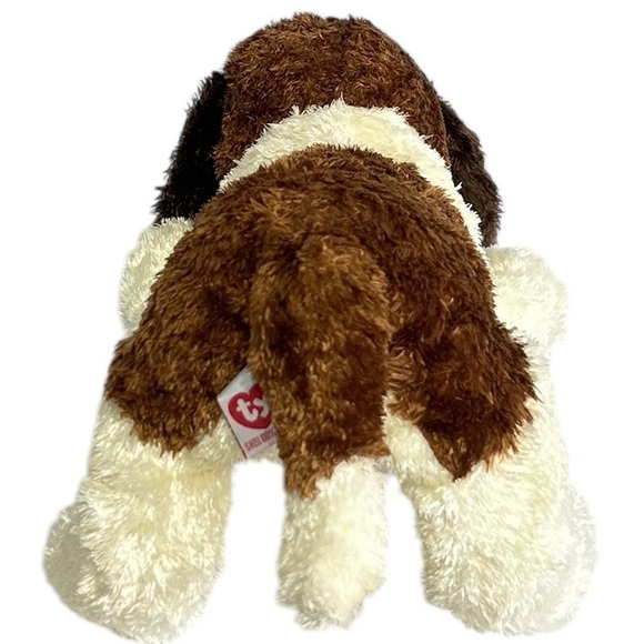 Vintage Ty Rescue the St. Bernard Puppy Dog Plush 13” Retro 100% Silk 2000 - Picture 5 of 8